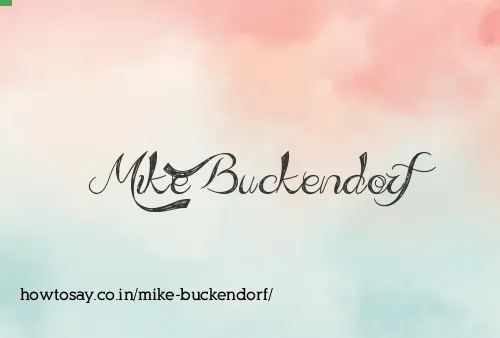 Mike Buckendorf