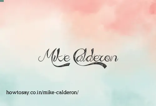 Mike Calderon