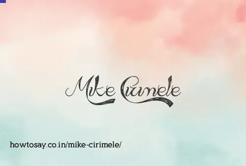 Mike Cirimele