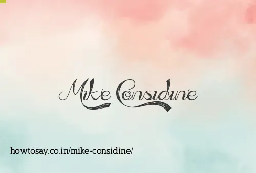 Mike Considine