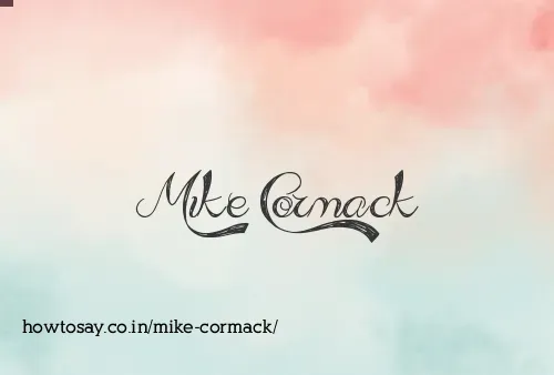 Mike Cormack