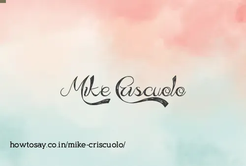 Mike Criscuolo