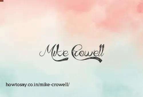Mike Crowell