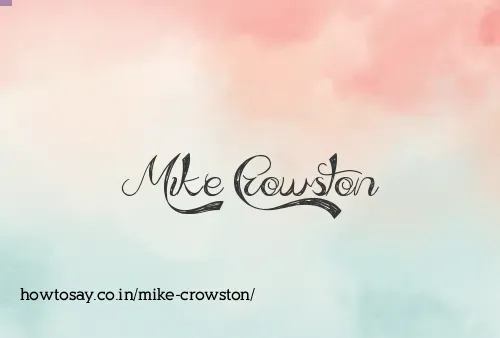 Mike Crowston