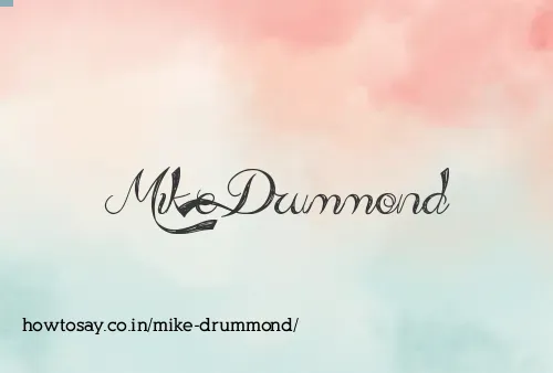 Mike Drummond