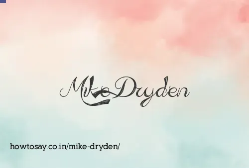 Mike Dryden