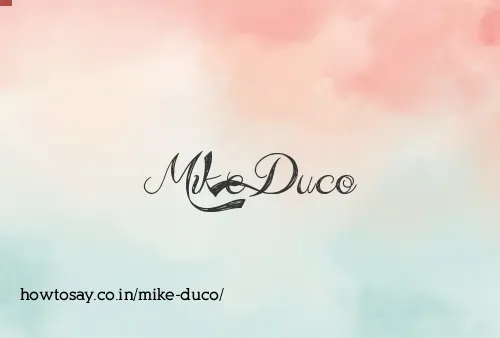 Mike Duco