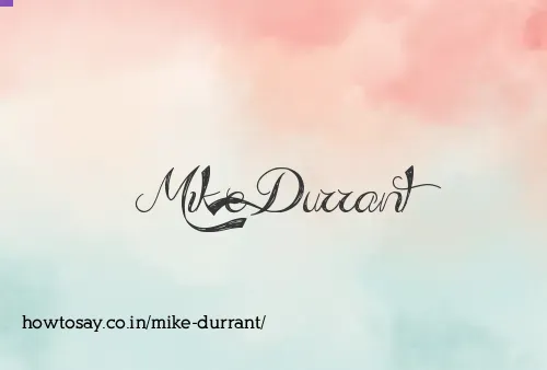 Mike Durrant