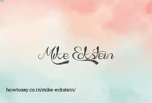 Mike Eckstein