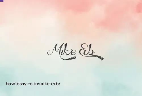 Mike Erb