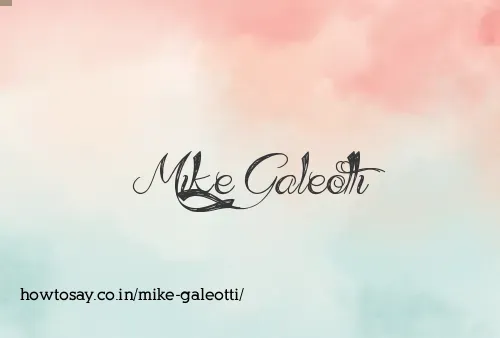 Mike Galeotti