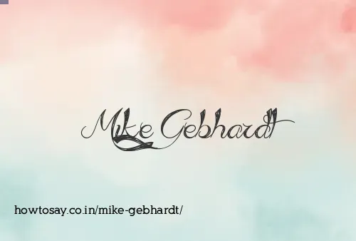 Mike Gebhardt