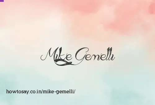 Mike Gemelli
