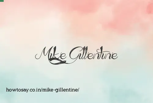 Mike Gillentine