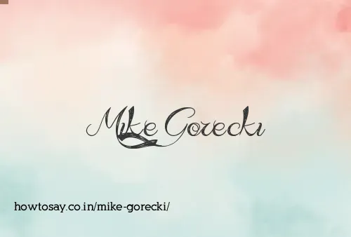 Mike Gorecki