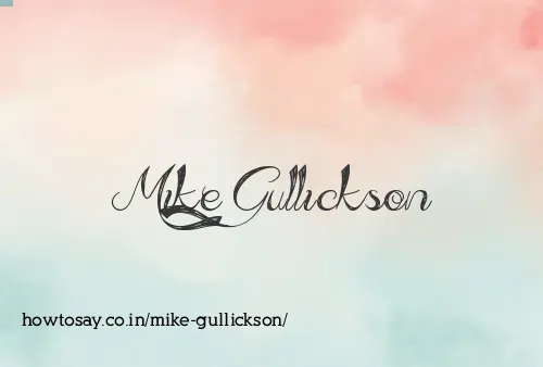 Mike Gullickson