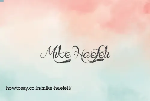 Mike Haefeli