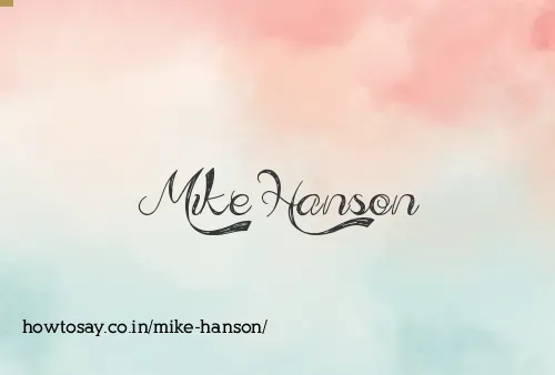 Mike Hanson