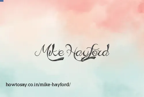 Mike Hayford