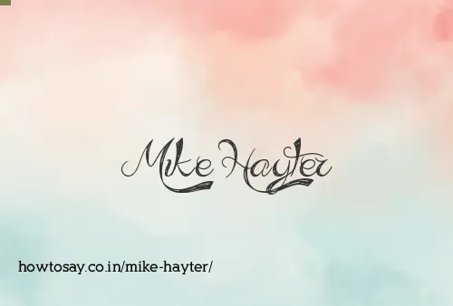 Mike Hayter