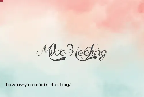 Mike Hoefing