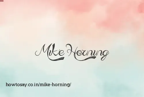 Mike Horning