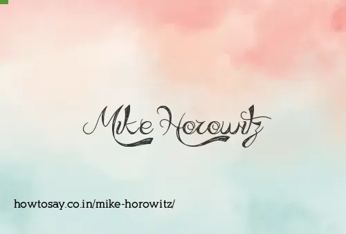 Mike Horowitz