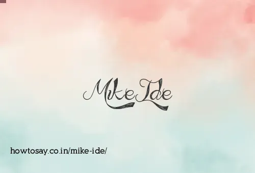 Mike Ide
