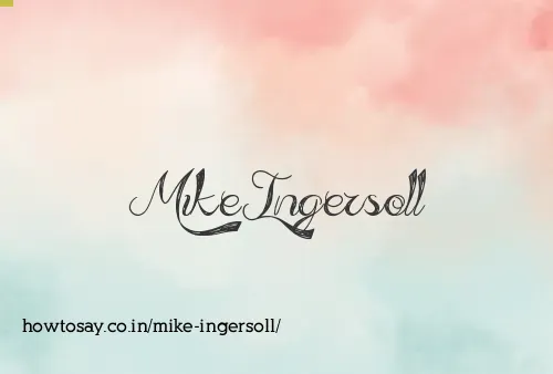 Mike Ingersoll