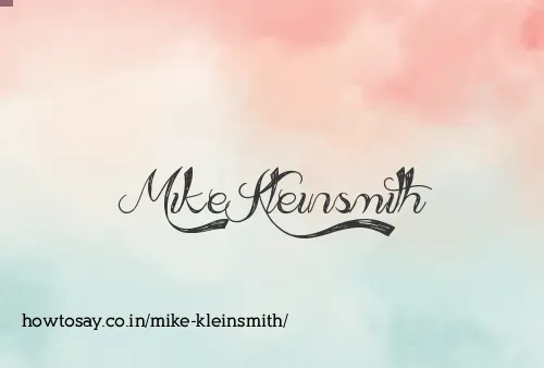 Mike Kleinsmith