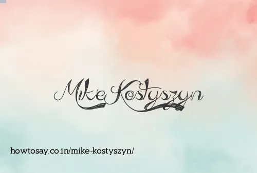 Mike Kostyszyn