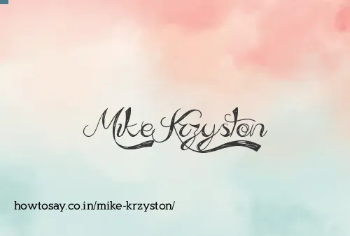 Mike Krzyston