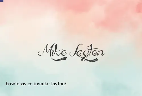 Mike Layton