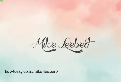 Mike Leebert