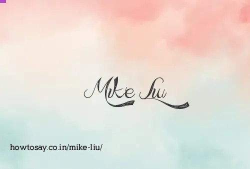 Mike Liu