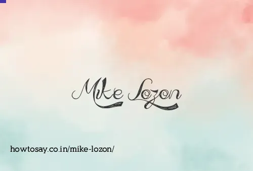 Mike Lozon