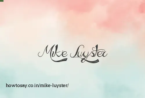 Mike Luyster
