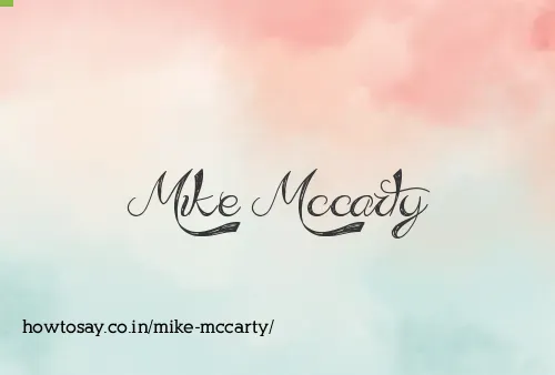 Mike Mccarty