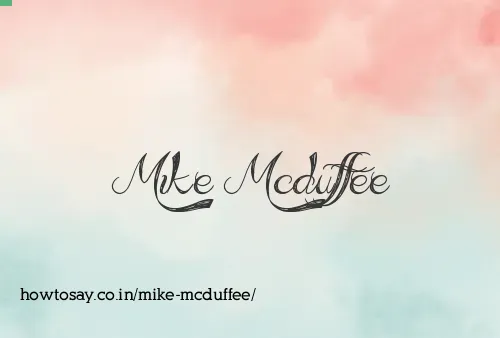 Mike Mcduffee