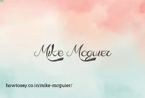 Mike Mcguier