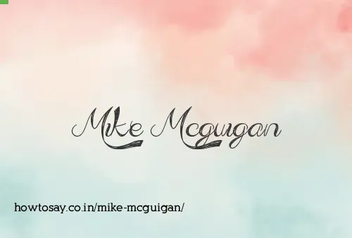 Mike Mcguigan