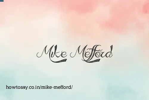 Mike Mefford