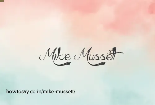 Mike Mussett