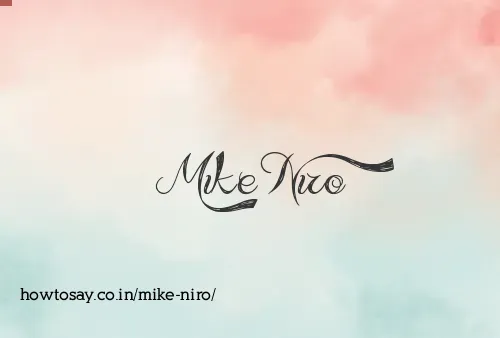 Mike Niro