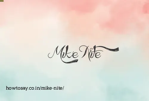 Mike Nite