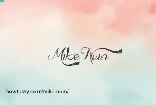 Mike Nuin
