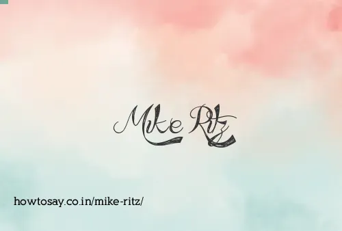 Mike Ritz