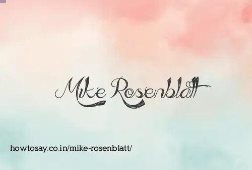 Mike Rosenblatt