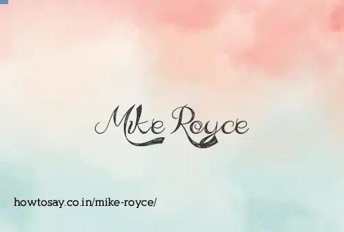 Mike Royce