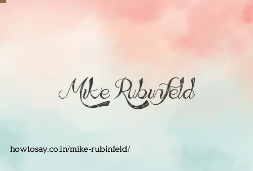 Mike Rubinfeld